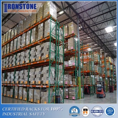 Self-Locking Teardrop Pallet Rack Step Beam  - Ironstone 
