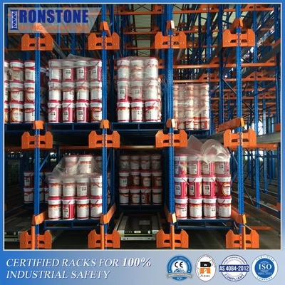 CE Testing Approved Adjustable High Density Radio Shuttle Runner Racking for Intelligent Storage  - Ironstone 