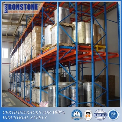 Fast Picking Process Push Back Racking System With Extended Lifespan  - Ironstone 
