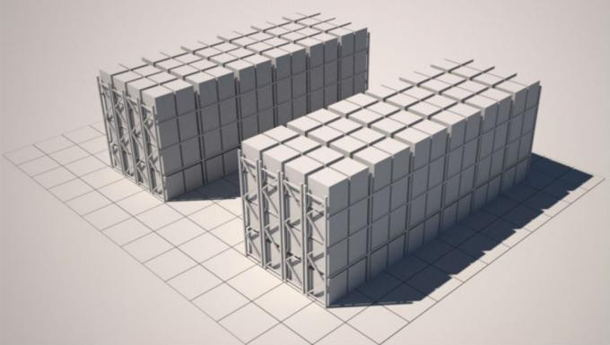 Heavy Duty Industrial Double Deep Pallet Racking for Cargo Storage