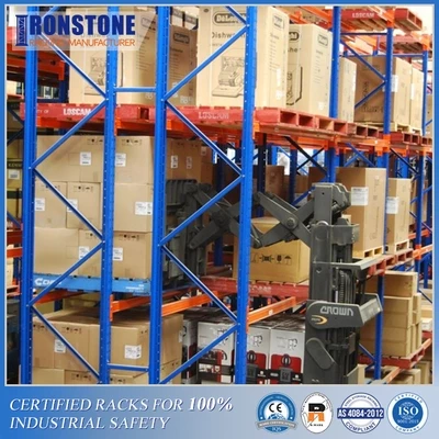 Back-to-back Double Deep Metal Steel Rack For Medium Volume Cargoes  - Ironstone 