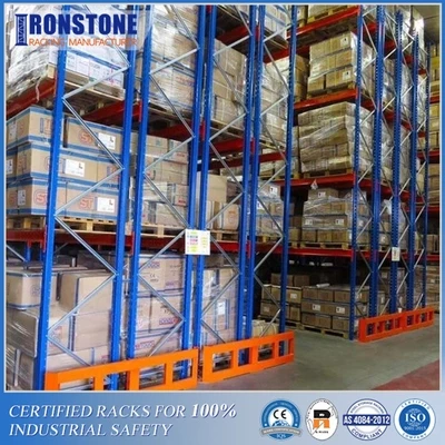Medium Volume Logistic Double Deep Rack Storage System  - Ironstone 